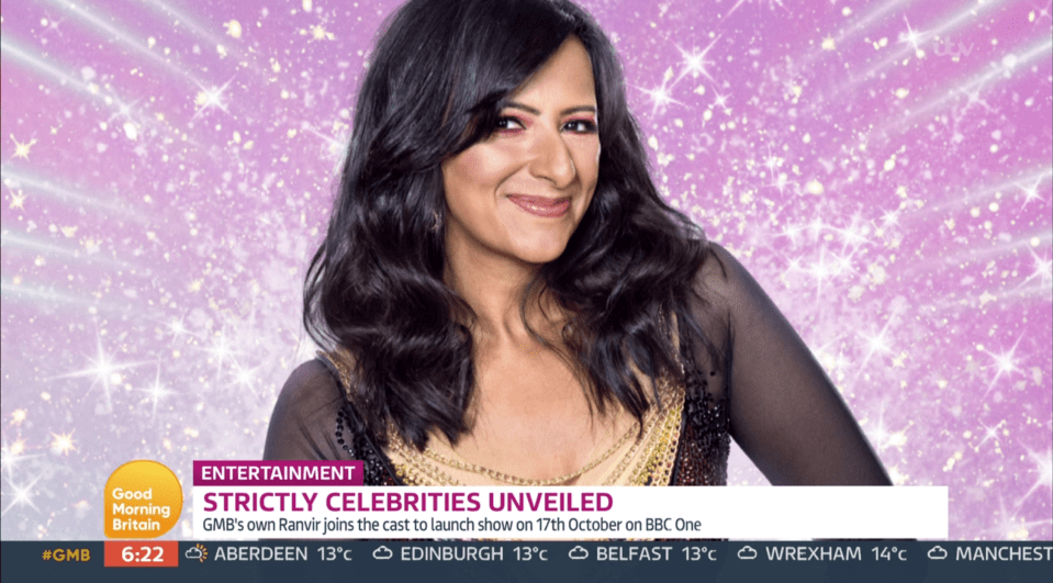 Ranvir Singh has signed up to Strictly Come Dancing