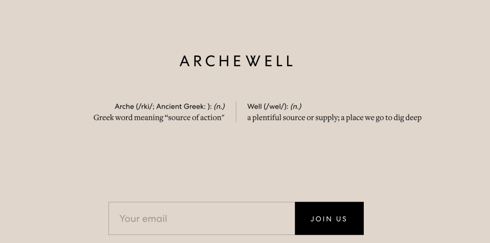 The new website replaces the Archewell site, which was launched in 2020