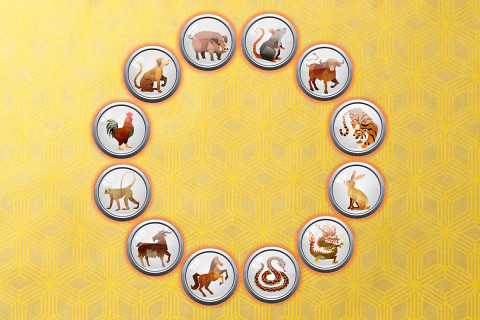 There are 12 animals in the Chinese zodiac and each animal can be represented by five different elements