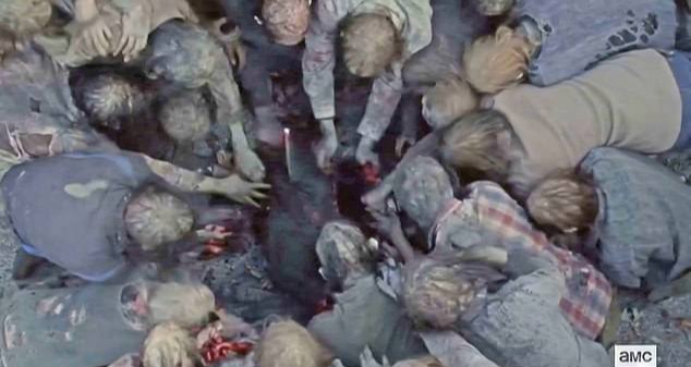 Beta was ultimately torn apart by walkers