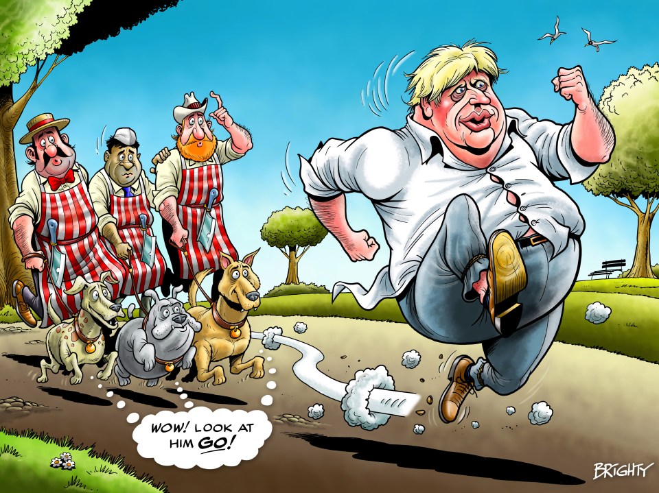 Boris Johnson insists he is now 'fitter than several butchers’ dogs'