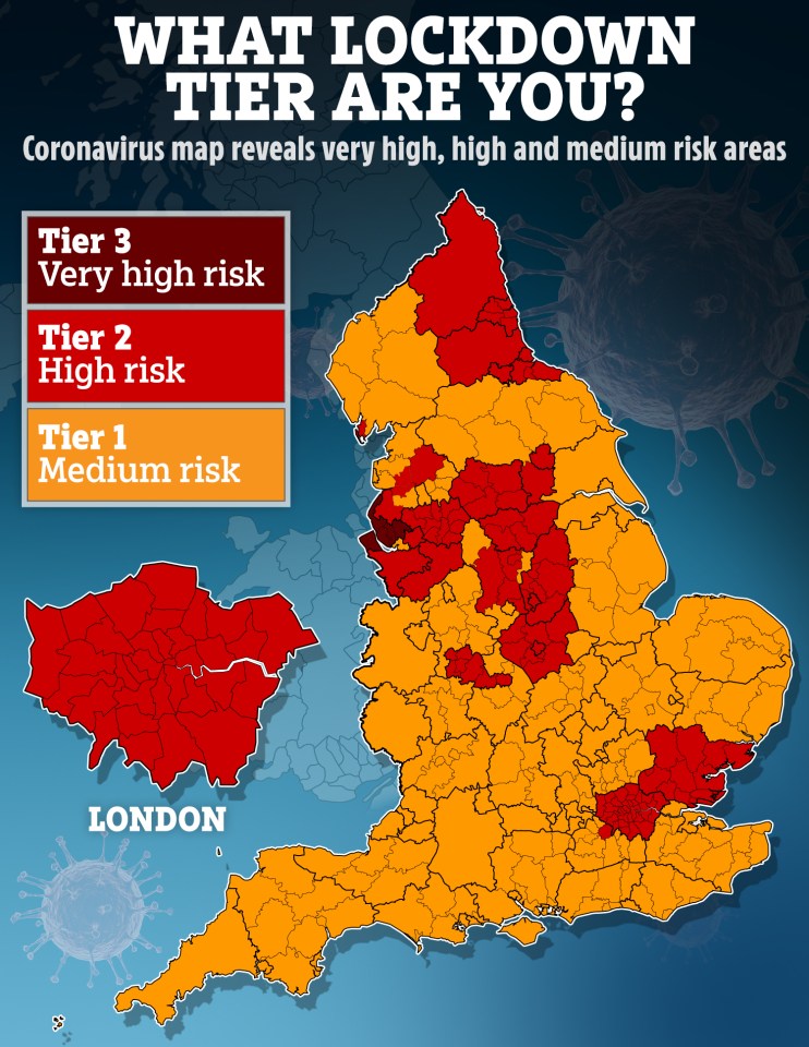 Millions more people are living in tier two after today’s announcement