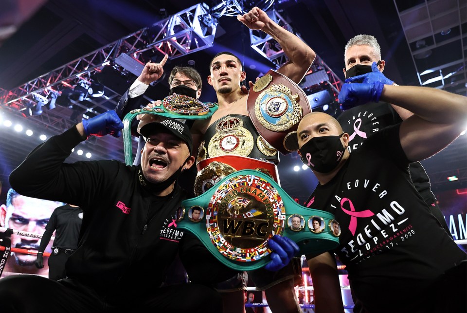 Teofimo Lopez is the undisputed lightweight champ at just 23-years-old