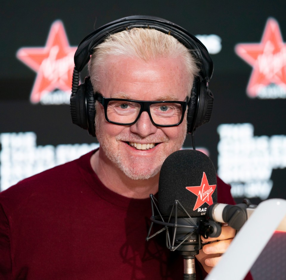 The TV presenter was speaking to Chris Evans on Virgin Radio today