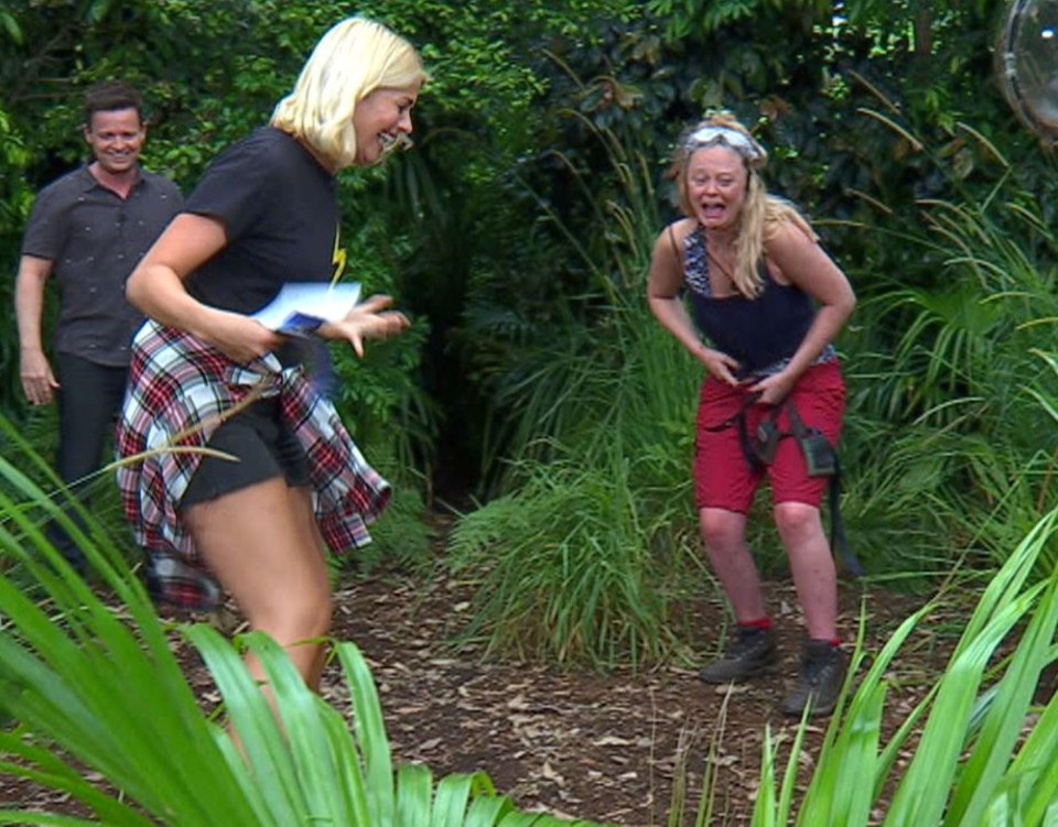 Emily headed to the jungle in 2018, the same year holly co-hosted the show alongside Dec