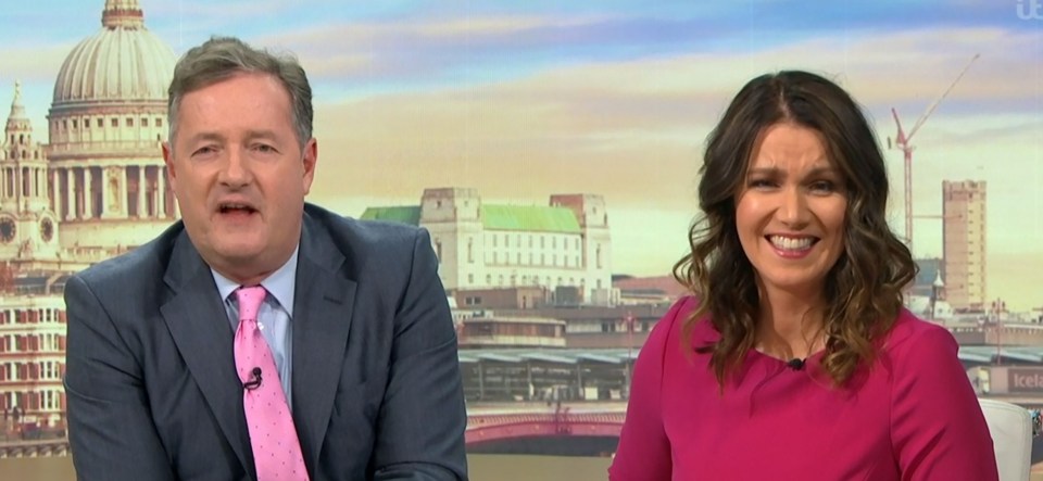 Susanna Reid looked shocked as she discovered the news on GMB