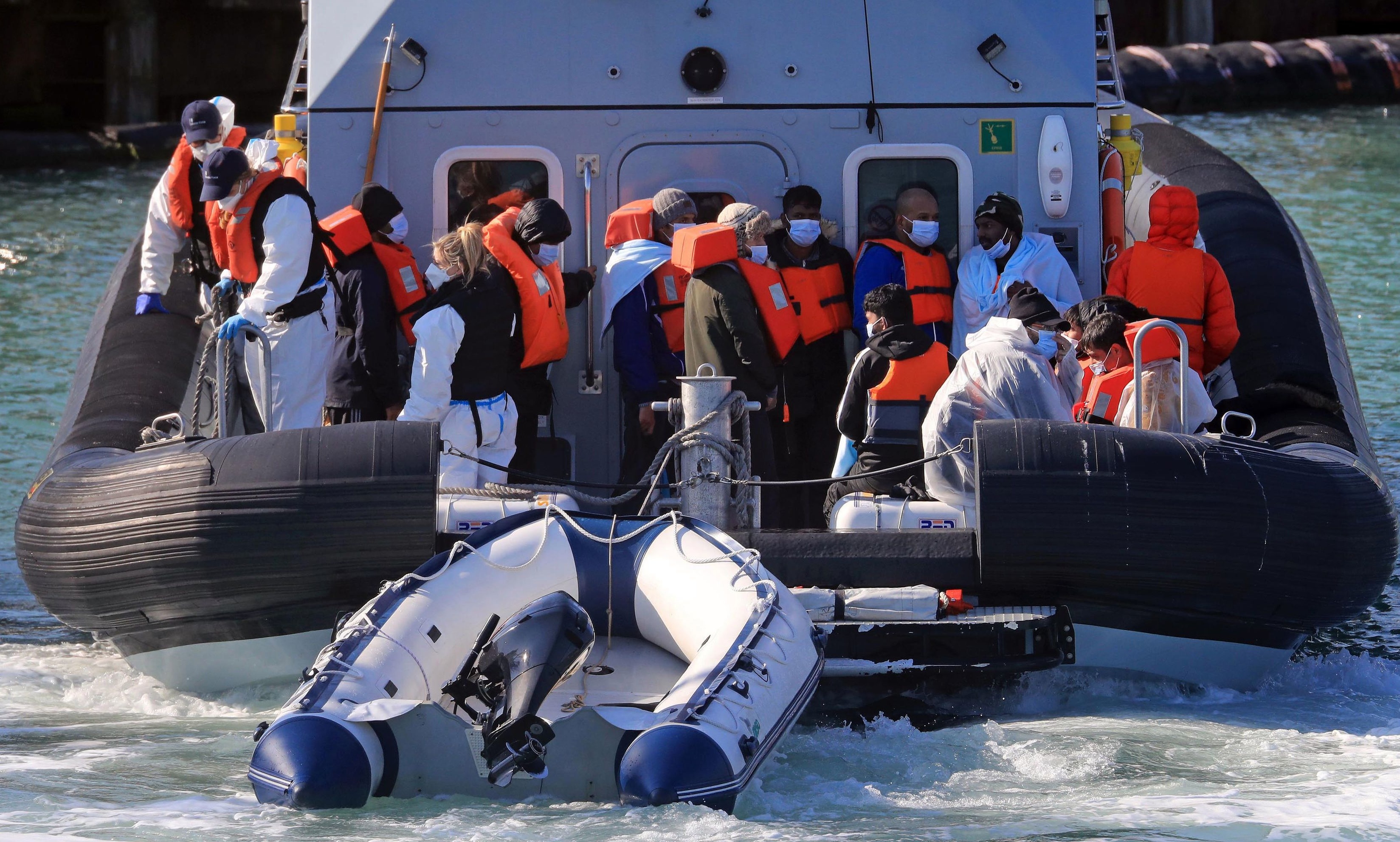 The number of officers guarding a 90-mile stretch of coastline will be doubled from this week