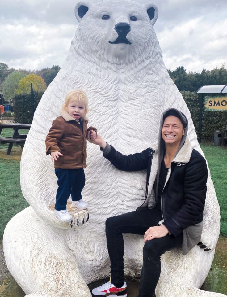 The family enjoyed a day out at the zoo as Rex spotted different animals