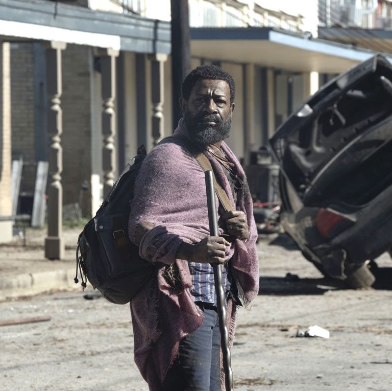 Morgan looks weary and grizzled in season 6 pics