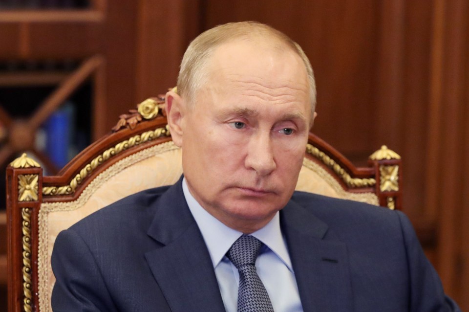 Feeling Vlad? A sad-looking president ponders a future away from his current role