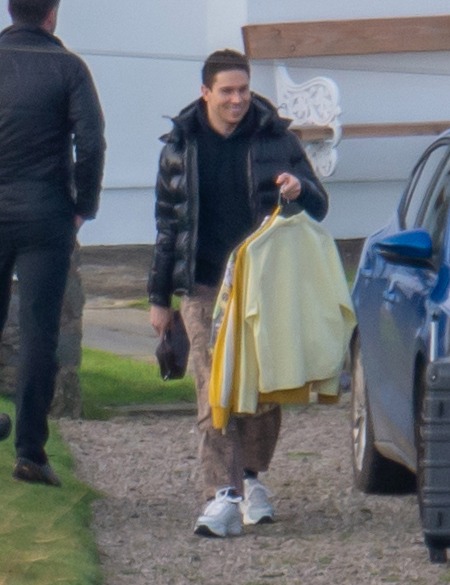 Joey Essex was pictured leaving his accommodation in Wales after isolating for two weeks