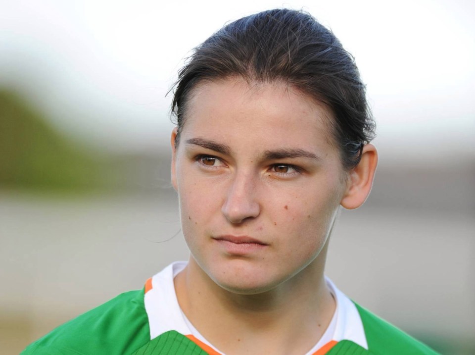 Katie Taylor played a number of times for the Republic of Ireland women's team