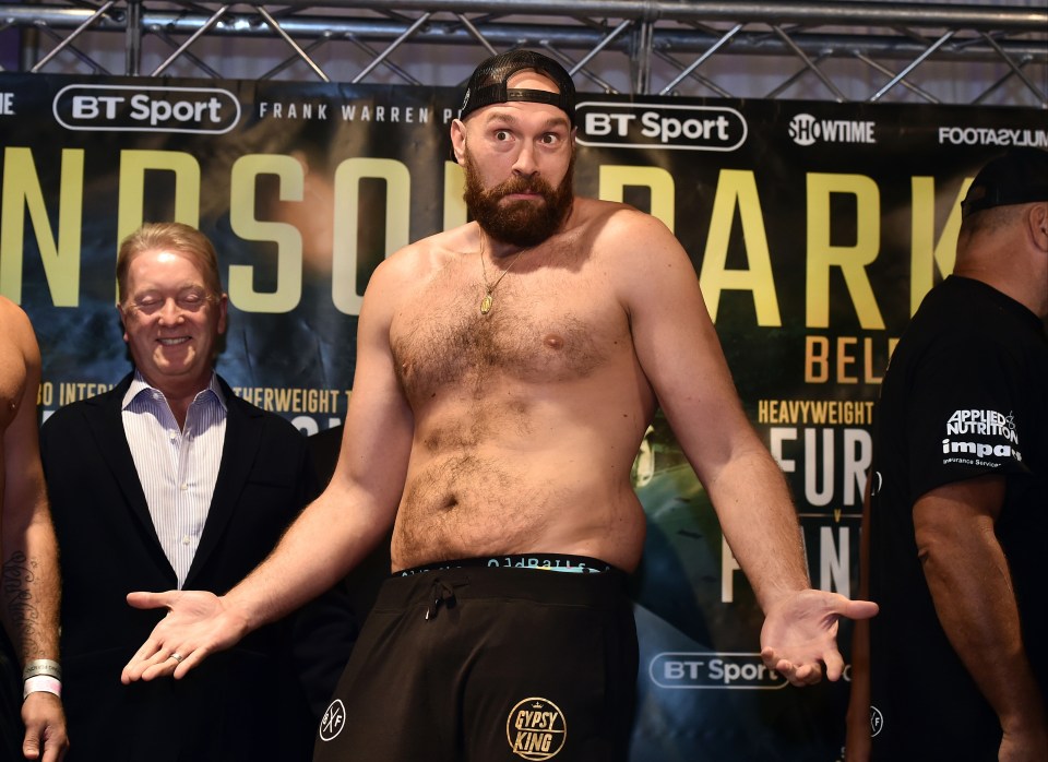 Tyson Fury could come face to face with Anthony Joshua in December