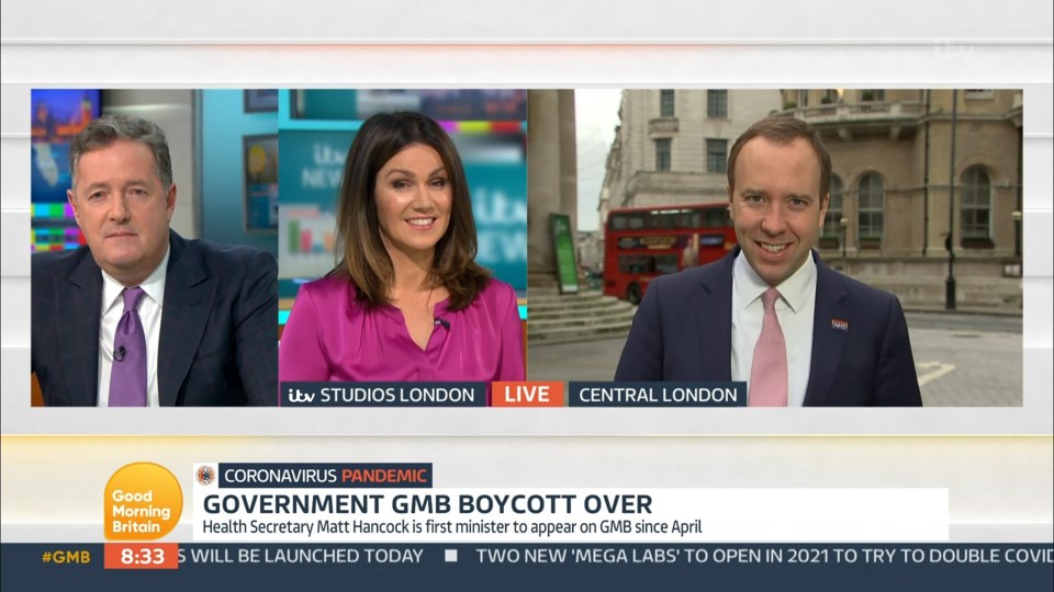 The government ended its Good Morning Britain boycott on Monday 