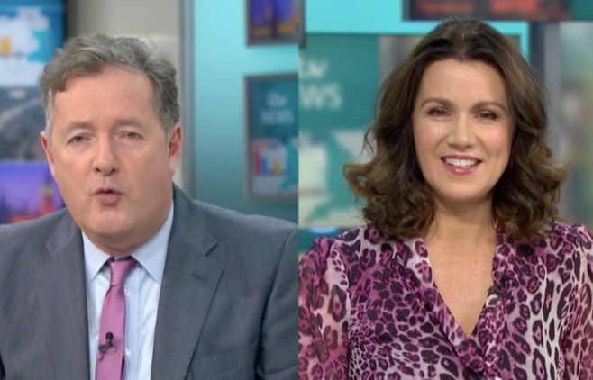 Piers was bashing the Prime Minister after his speech last night