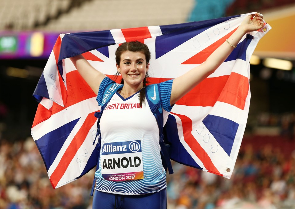 Hollie Arnold is a record breaking Paralympian 