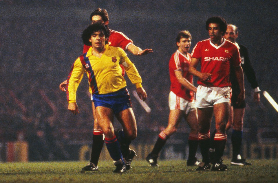 Man Utd found out about Maradona during his time at Barcelona