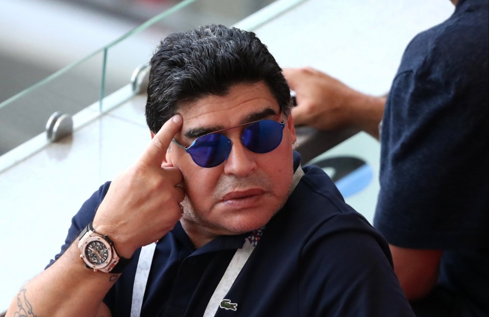 Maradona sadly passed away aged 60 on Wednesday