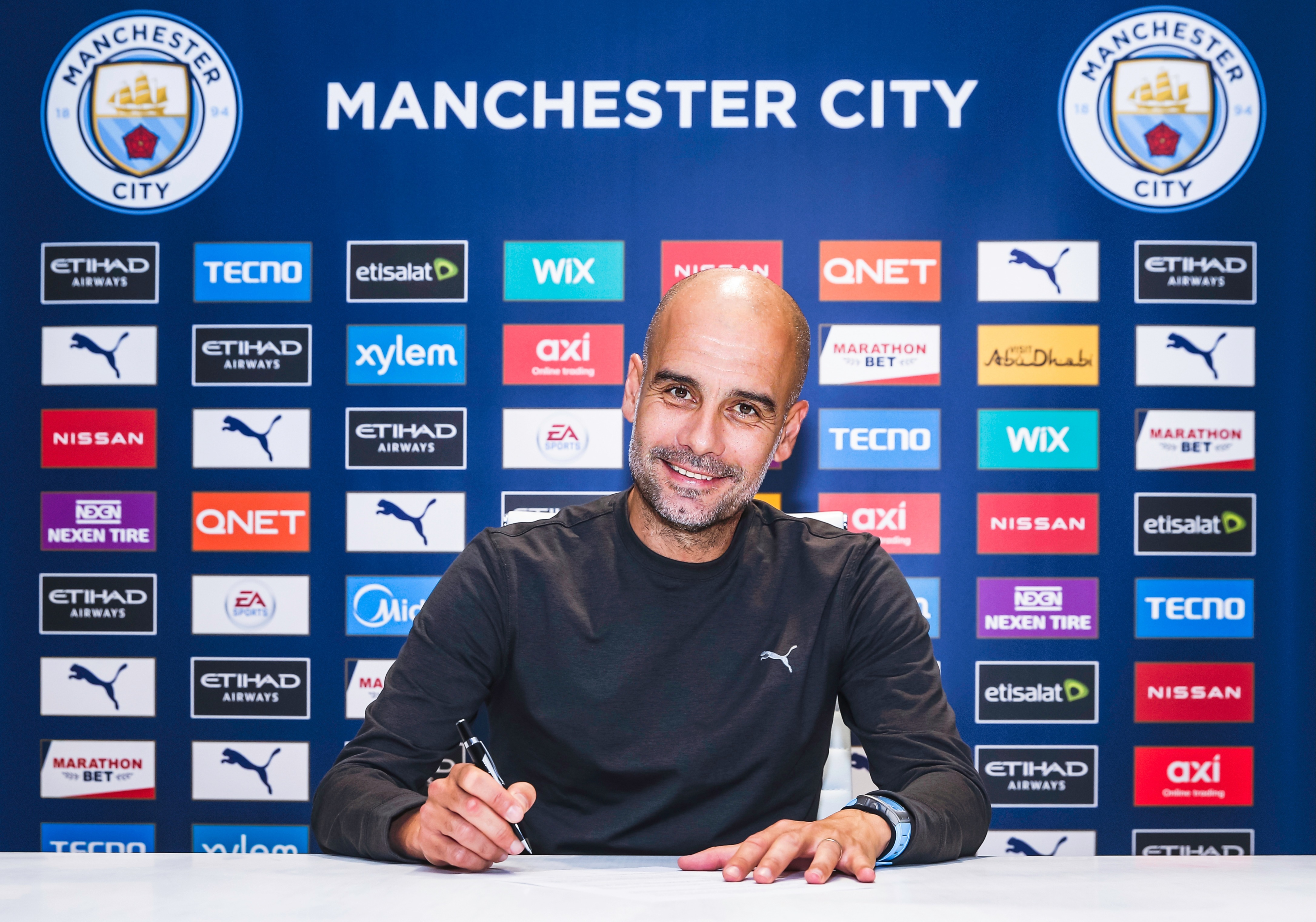 Pep Guardiola rejected PSG and Juventus to sign a new two-year deal at Manchester City