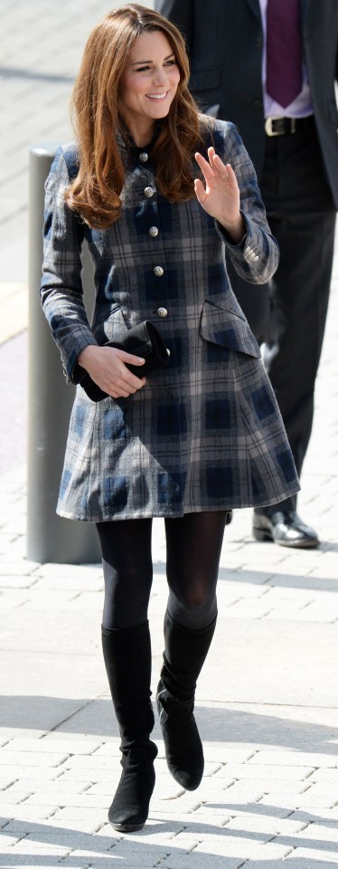 Meanwhile, Kate prefers a more fitted shape