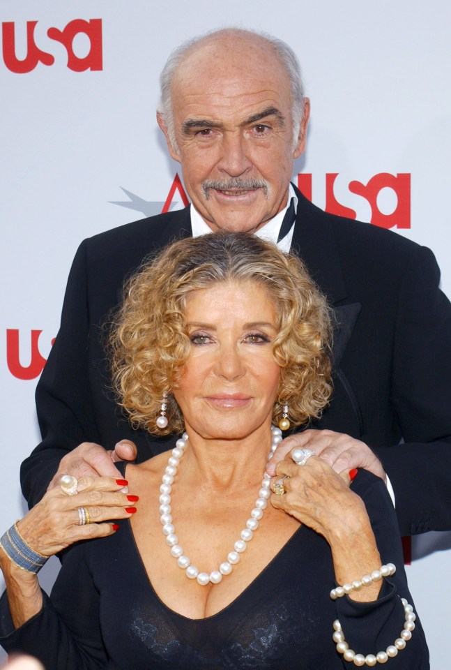 Sir Sean Connery's widow Micheline has paid tribute to her 'gorgeous' late husband who 'slipped away without a fuss'