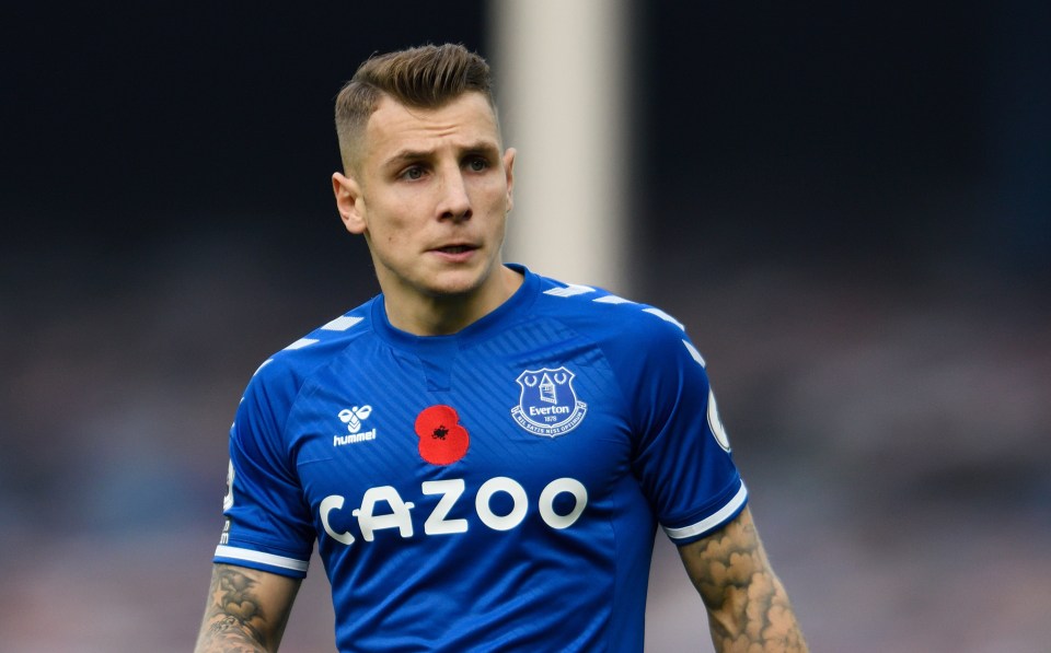 Everton star Lucas Digne could be sidelined for two months with an ankle injury