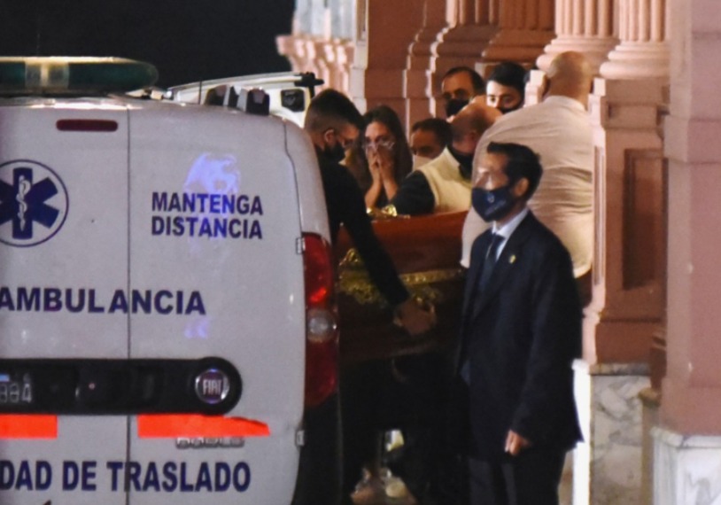 Maradona’s coffin arrives at Argentina’s presidential palace as he will lie in state of three days alongside three days of mourning in Argentina