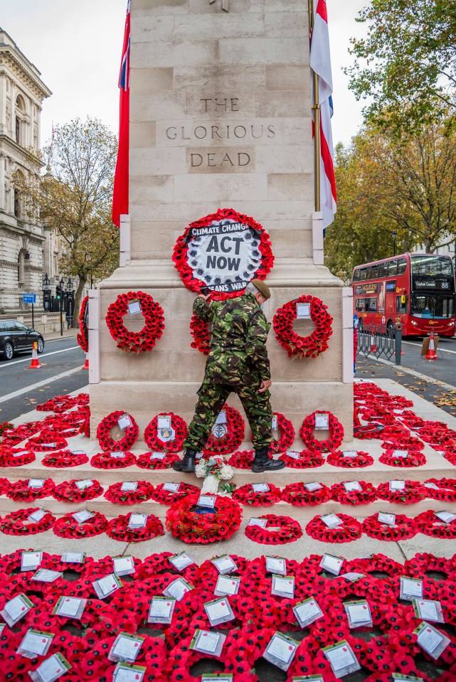 Hundreds of Brits have criticised their protest today