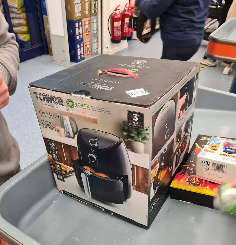 A mum has revealed how she snapped up an air fryer for just 10p from B&M