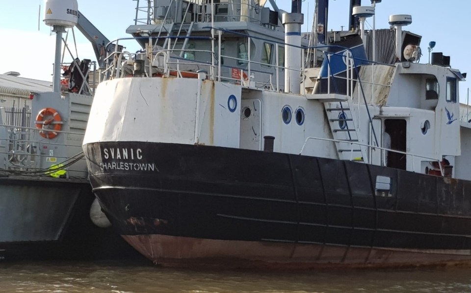 The fishing trawler is thought to have set off for the UK from Belgium