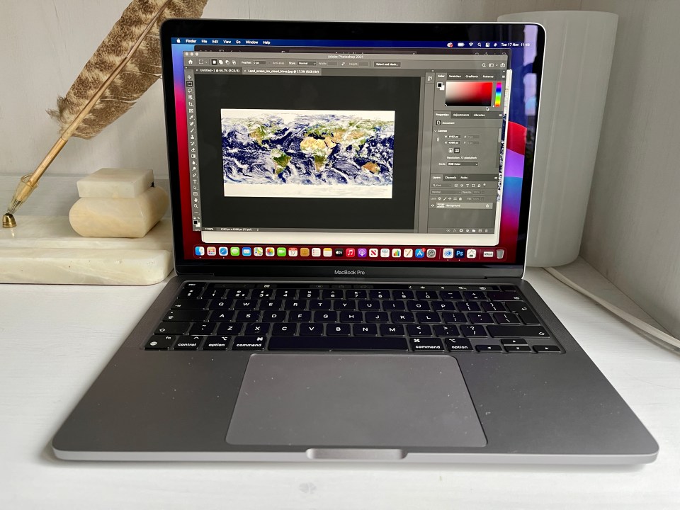 The new MacBook Pro handles difficult tasks with ease