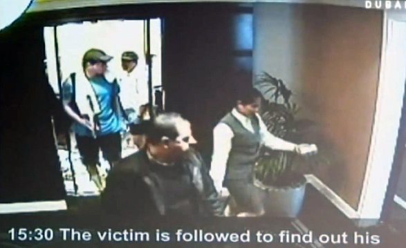 Agents allegedly from an Israeli hit-squad are seen here following Mahmoud al-Mabhouh into his hotel room in 2010 where he was injected with poison