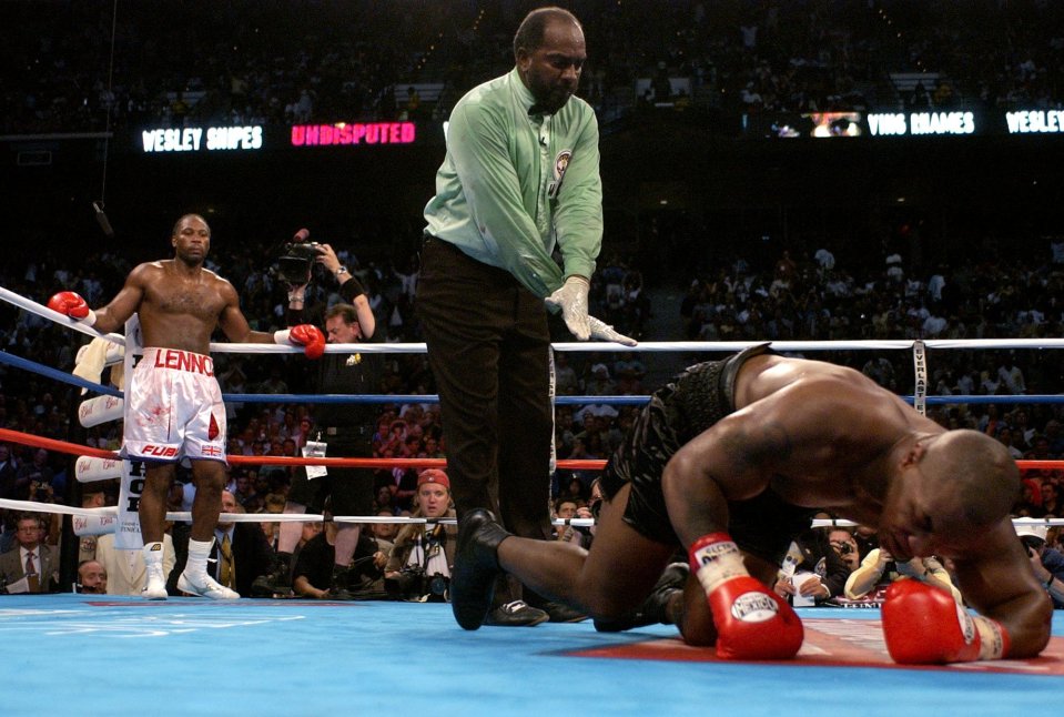 Lewis prevailed in the 2002 grudge match