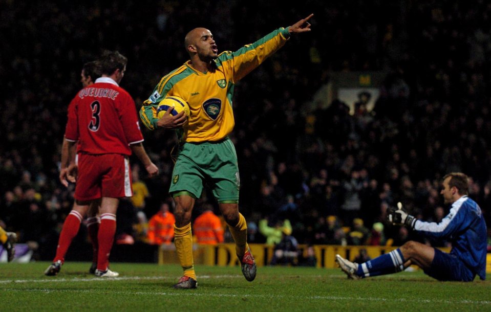 Leon McKenzie helped Norwich win promotion to the Premier League in 2004