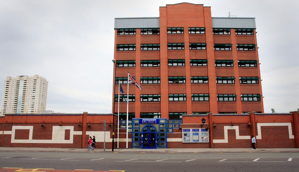 Edmonton Metropolitan Police station, north London