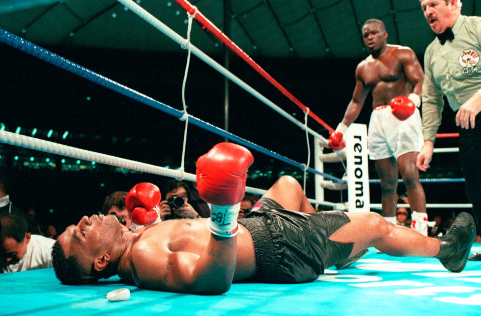 Buster Douglas in 1990 became the first man to ever beat Tyson