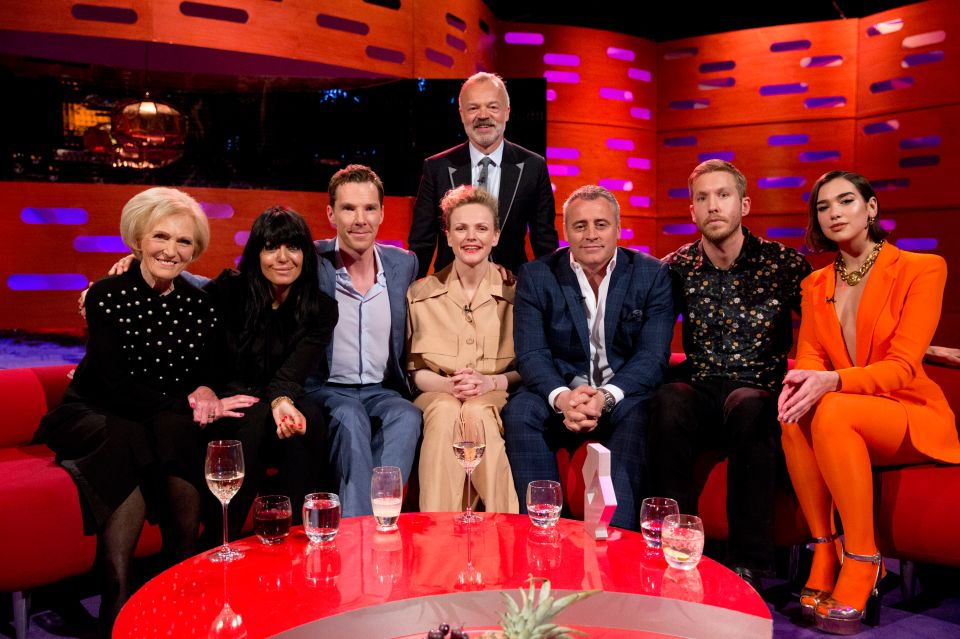 Claudia appearing on Graham's popular BBC TV show back in 2016