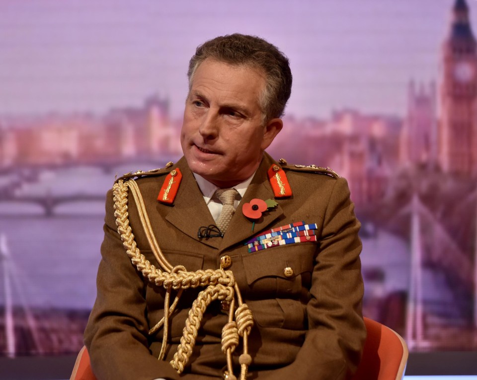 The UK's most senior military commander said there's a "risk" the economic fallout of coronavirus could spark World War Three