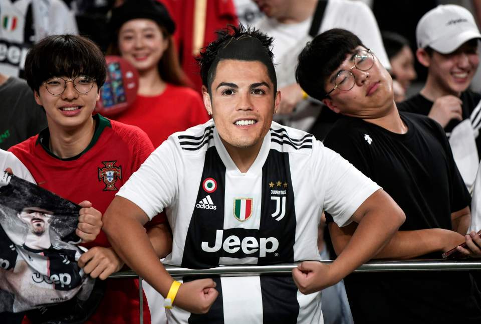 Fans had turned out in their droves expecting to see Ronaldo