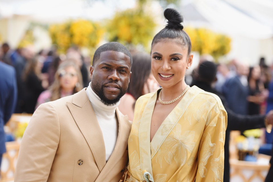  Kevin with his second wife Eniko Parrish in 2019