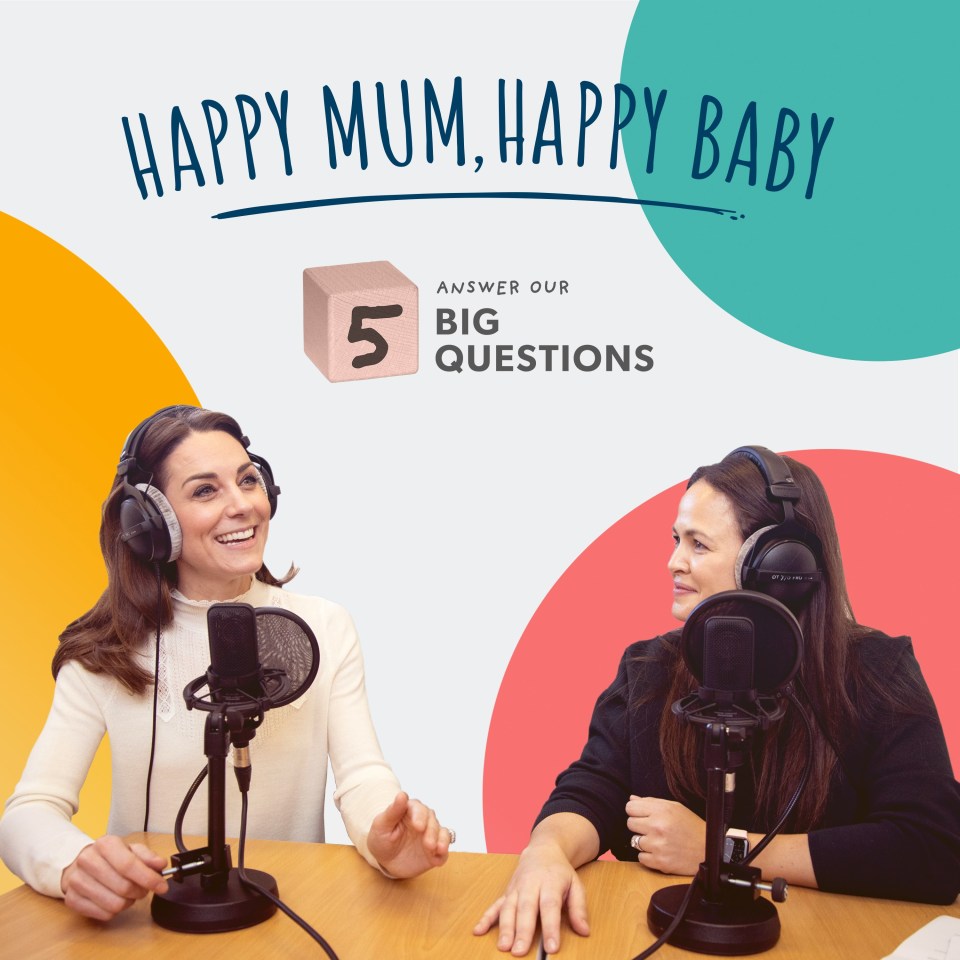 Kate also spoke on Giovanna Fletcher’s 'Happy mum, Happy Baby' podcast to promote her '5 Big Questions on the Under Fives'