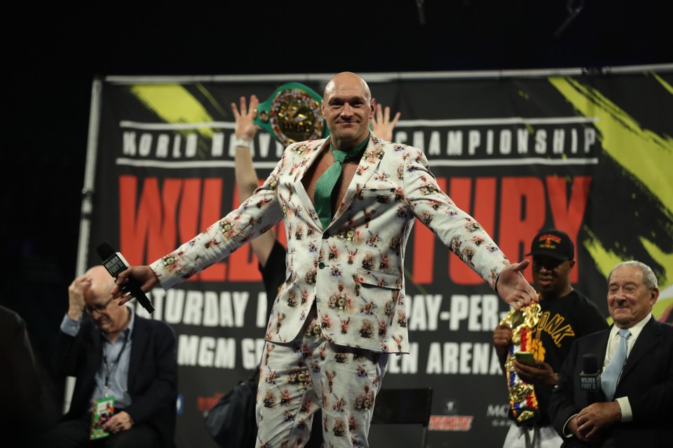 Tyson Fury's comeback next month looks to be OFF