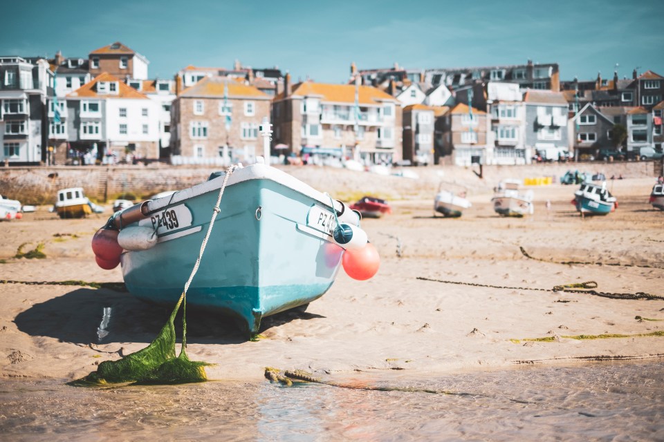 St Ives in Cornwall has been voted the happiest place to live in Britain