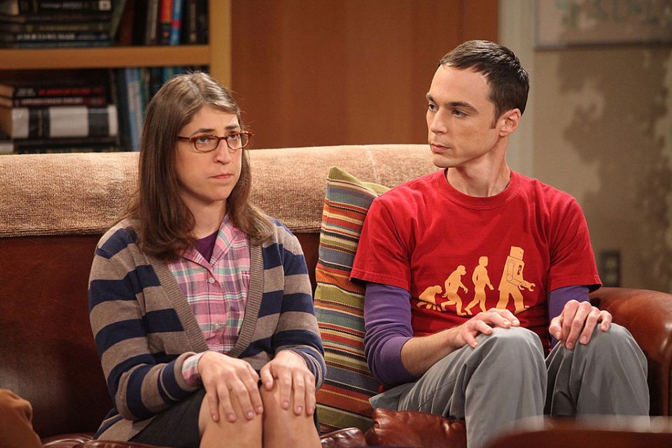 One of TV's most-loved couples Amy and Sheldon