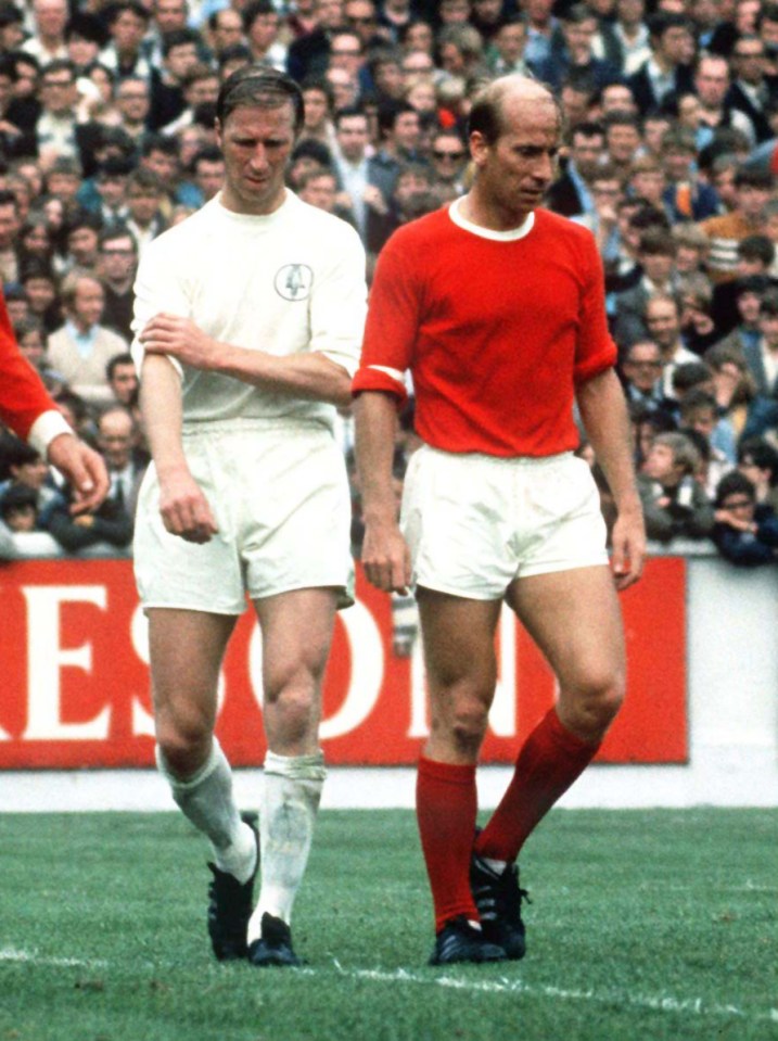 Sir Bobby went on to become a Manchester United hero, while brother Jack was the same at Leeds