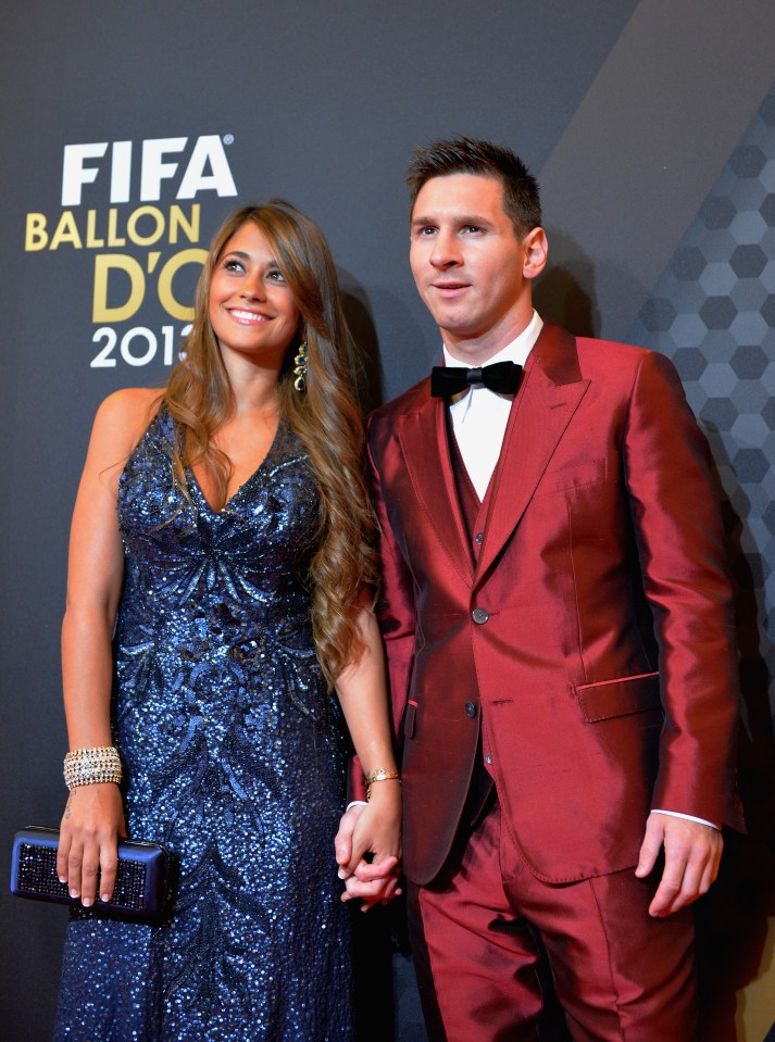 Lionel Messi pictured with stunning wife Antonela Roccuzzo