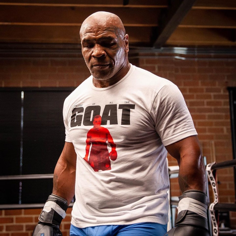 Mike Tyson fights for the first time since retiring in 2005 