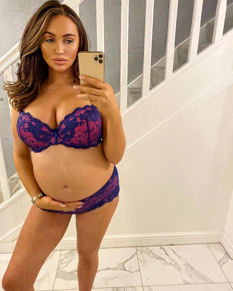 The reality star was convinced she could see the resemblance between her unborn baby and her late dad