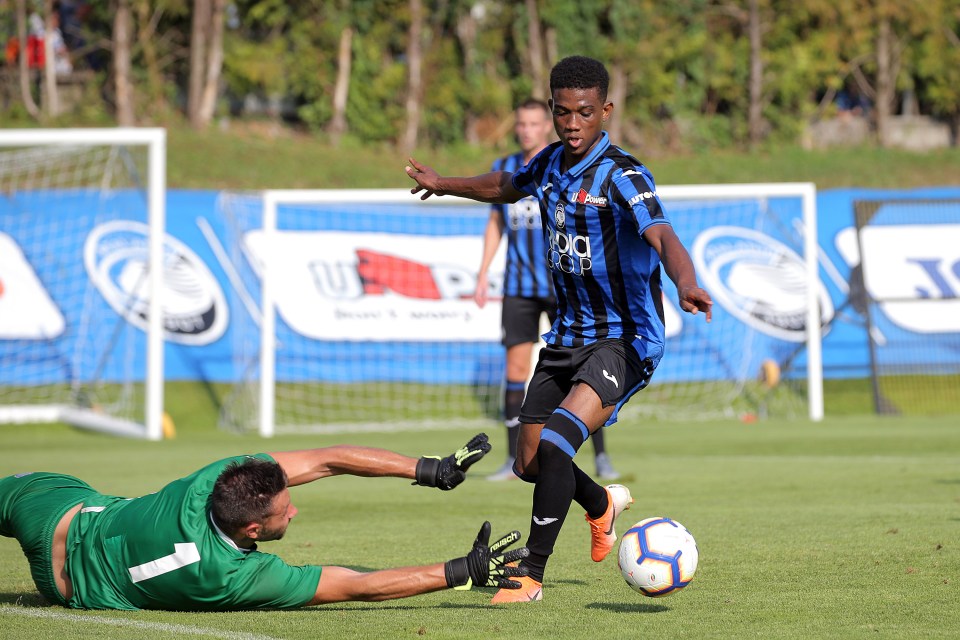 Diallo showed off his ridiculous skills in training 