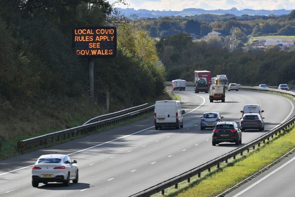 It is illegal to cross from England, which is still in lockdown, into Wales